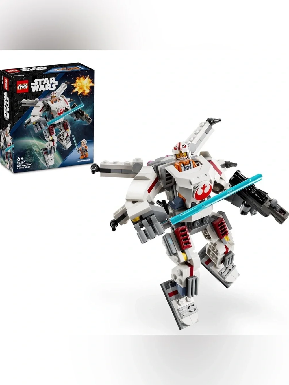 LEGO Star Wars Mechs Luke Skywalker X-Wing Mech 75390 Poseable 195pcs 6+